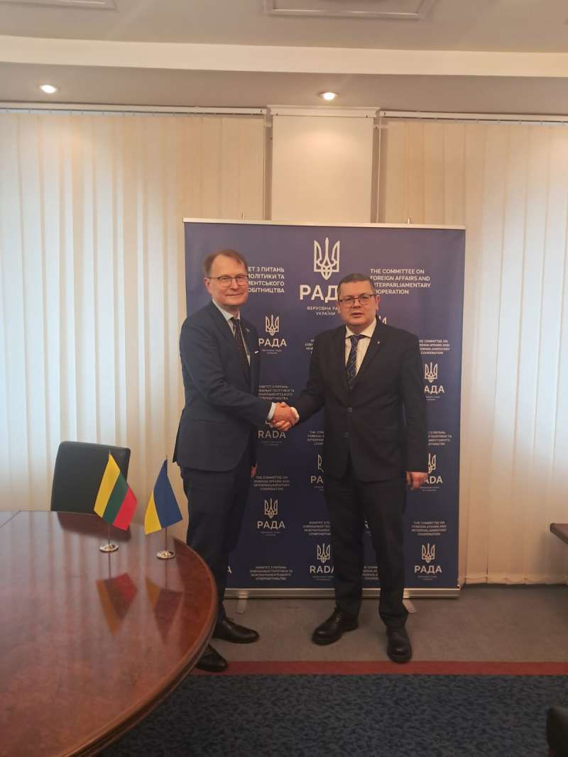 Міжпарламентські зв’язки: відбулася зустріч голови Комітету з питань зовнішньої політики та міжпарламентського співробітництва з депутатом Європейського парламенту